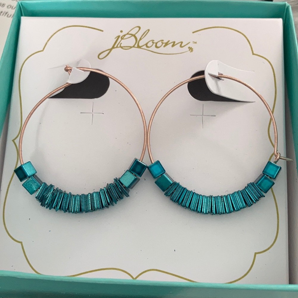 Mosaic Hoop Earrings